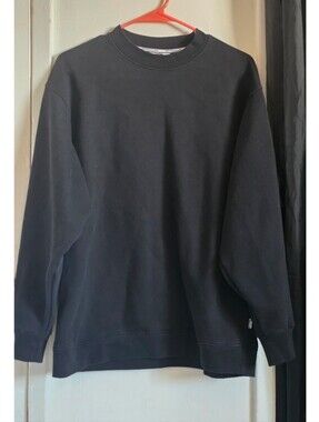 Pro Club Men's Black Crewneck Sweater - Comfortable Everyday Pullover